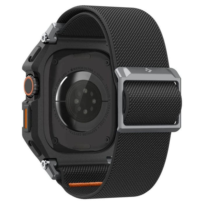 Spigen Lite Fit Pro & Tempered Glass Apple Watch Ultra 1 / 2 / 3 49mm Matte Black