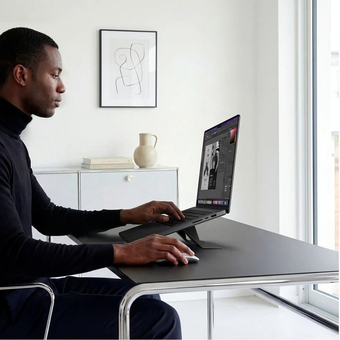 Spigen LD201-S6 Slimfold Laptop Stand Space Grey