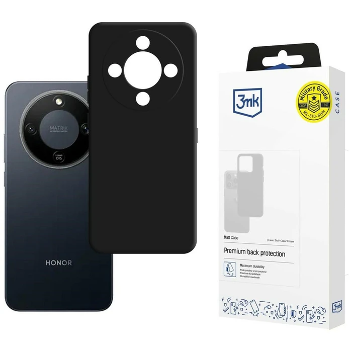 3MK Matt Case Honor Magic 8 Lite black