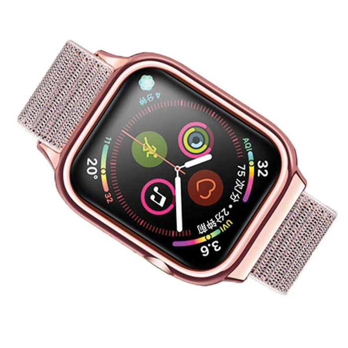 USAMS US-ZB074 Apple Watch 4/5/6/7/SE 44/45mm pink-gold