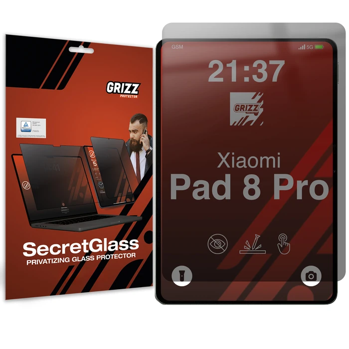 GrizzGlass SecretGlass Xiaomi Pad 8 Pro