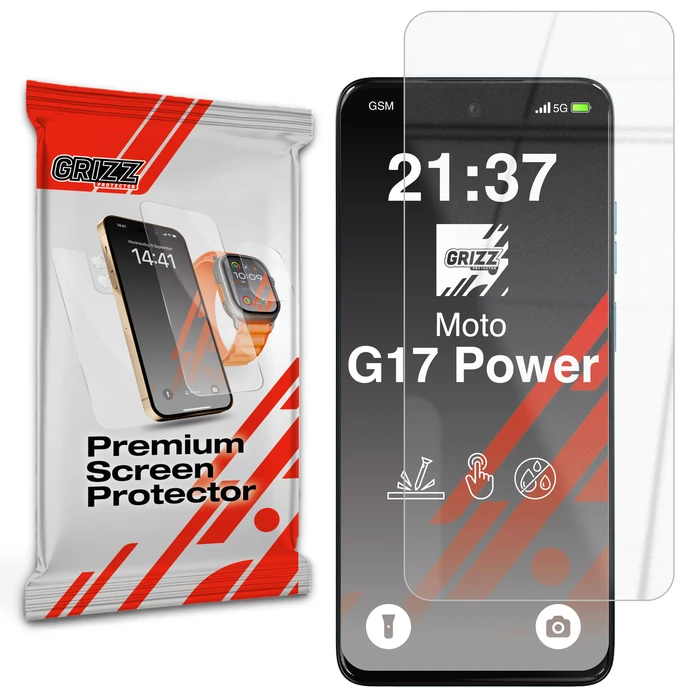 GrizzGlass HybridGlass Motorola Moto G17 Power