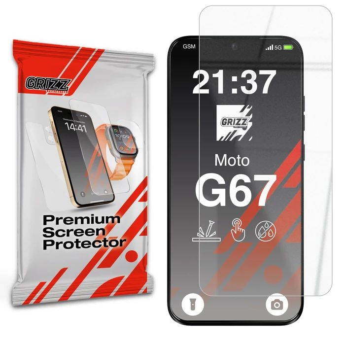 GrizzGlass HybridGlass Motorola Moto G67