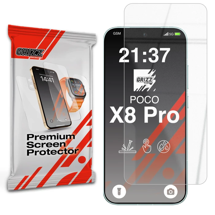 GrizzGlass HybridGlass Xiaomi POCO X8 Pro