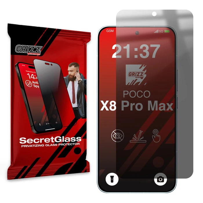 GrizzGlass SecretGlass Xiaomi POCO X8 Pro Max