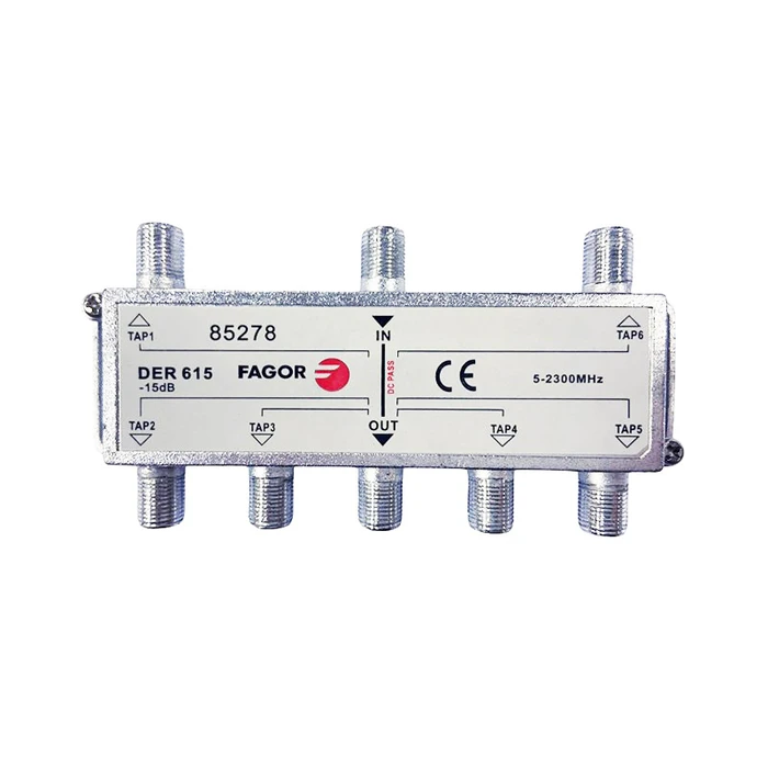 Fagor DER 615 Tap-off 6-way 15 dB (F-type)