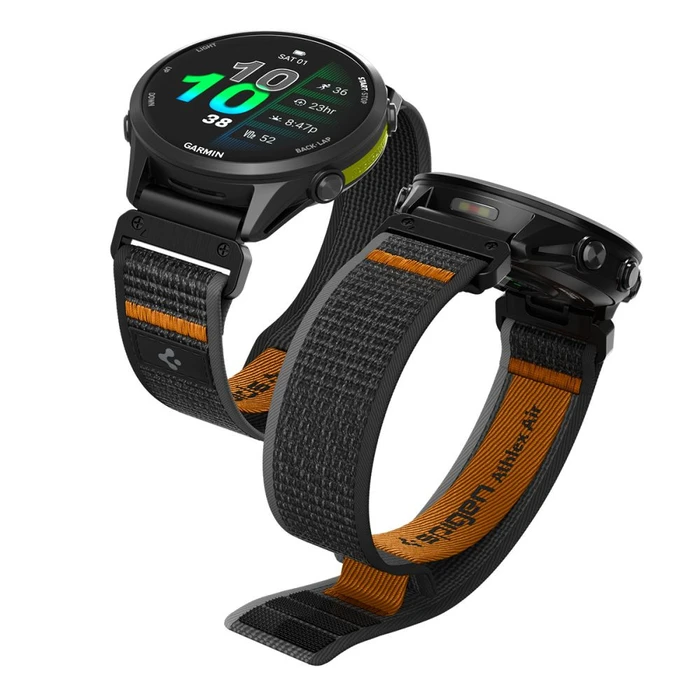 Spigen Athlex Air Garmin QuickFit 22mm Active Black/orange