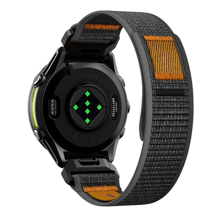Spigen Athlex Air Garmin QuickFit 22mm Active Black/orange