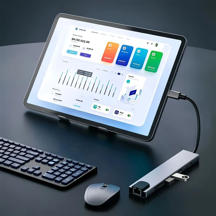 Tech-Protect HB09 Hub Adapter 8in1 USB-C / 2xUSB-A 3.0, USB-C 3.0, USB-C PD 100W, HDMI 4K 60Hz, SD/TF, RJ45 1000Mb/s Space Grey