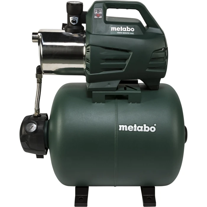 Metabo HWW 6000/50 INOX Οικιακό Σύστημα Παροχής Νερού (Αντλία Επιφανείας με Δοχείο 50L)