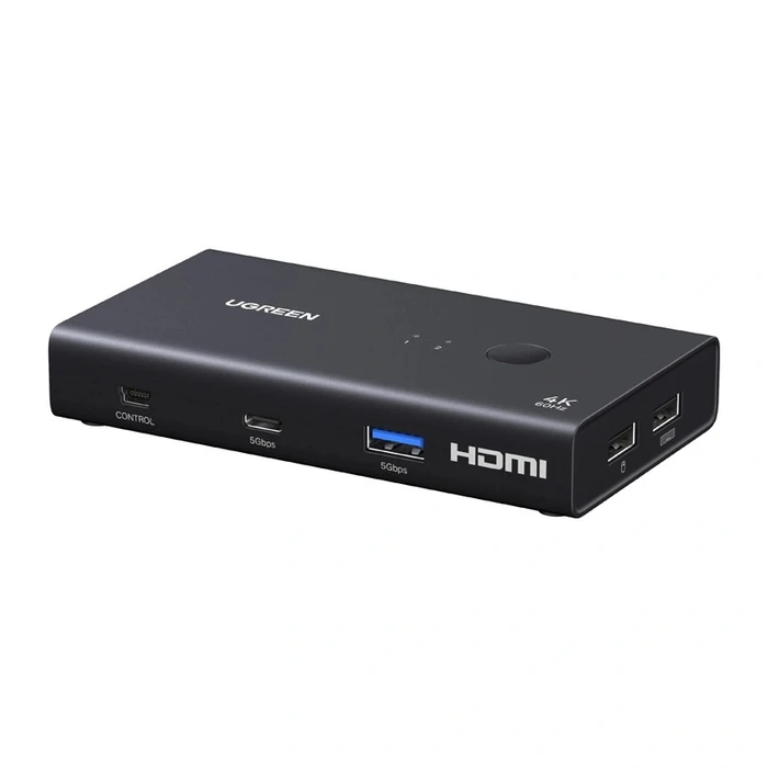 UGREEN AK502 Hub Switch 2xUSB-A, USB-C, HDMI