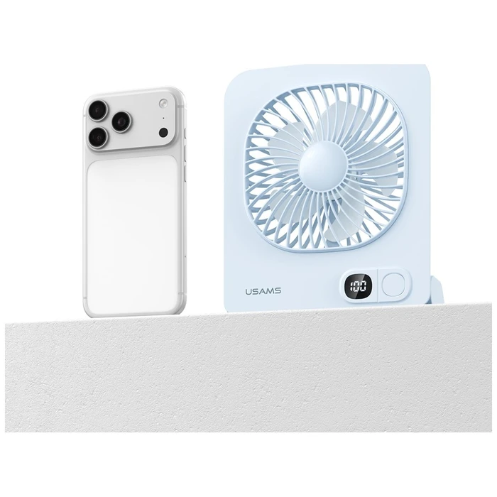 USAMS Magnetic Desk Fan White