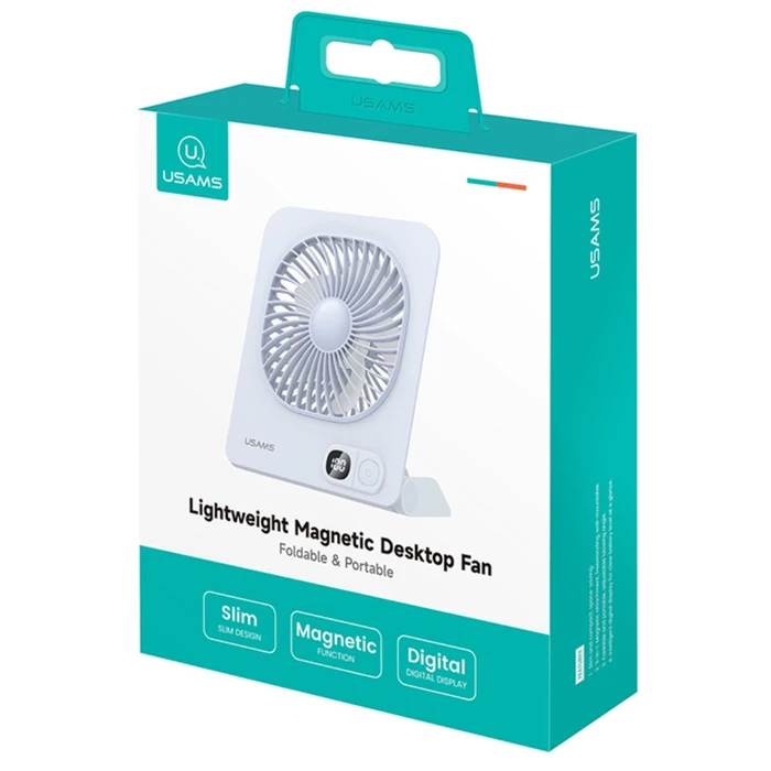 USAMS Magnetic Desk Fan Blue
