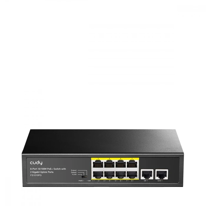 Network Switch Cudy Fs1010pg 8xfe Poe+ 120w Gigabit Uplink