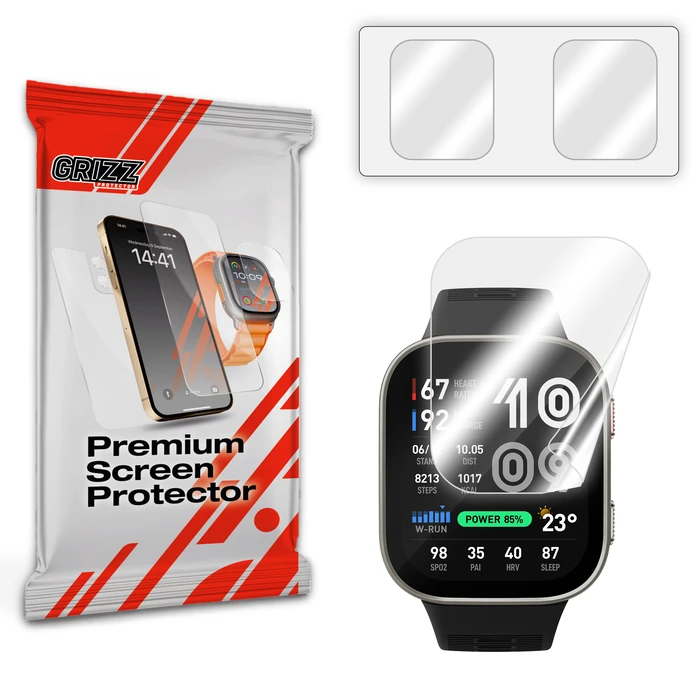 GrizzGlass CeramicFilm Amazfit Bip Max
