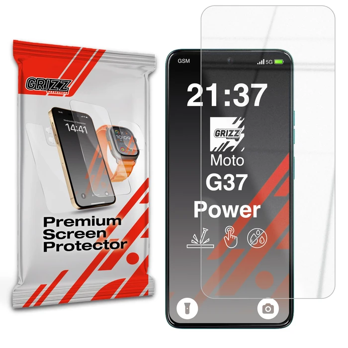 GrizzGlass HybridGlass Motorola Moto G37 Power