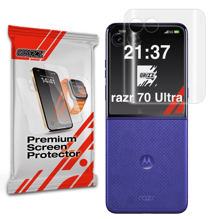 GrizzGlass Hydrofilm Motorola razr 70 Ultra