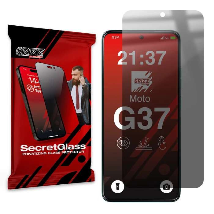 GrizzGlass SecretGlass Motorola Moto G37