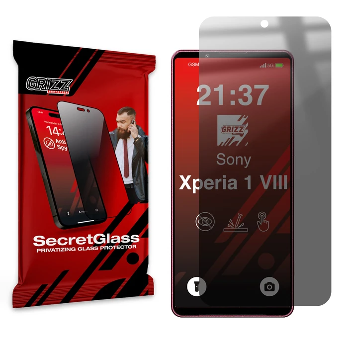 GrizzGlass SecretGlass Sony Xperia 1 VIII