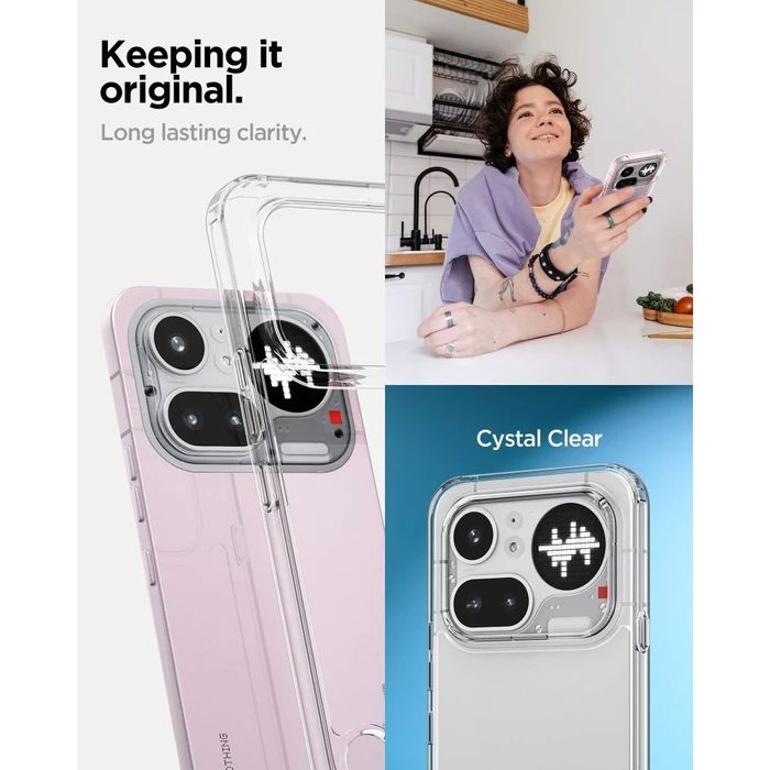 Spigen Ultra Hybrid Nothing Phone 4a Pro Crystal Clear