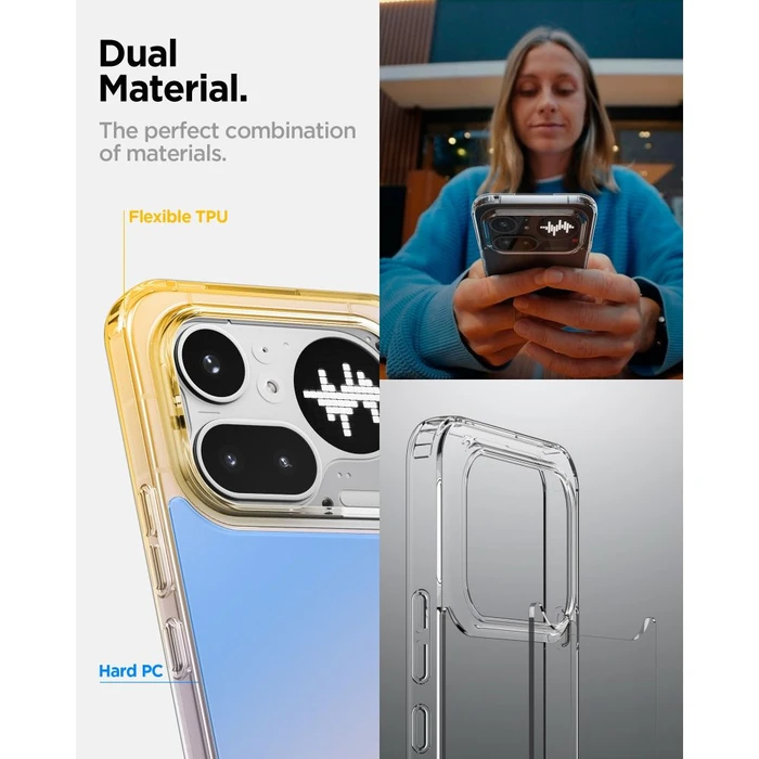 Spigen Ultra Hybrid Nothing Phone 4a Pro Crystal Clear