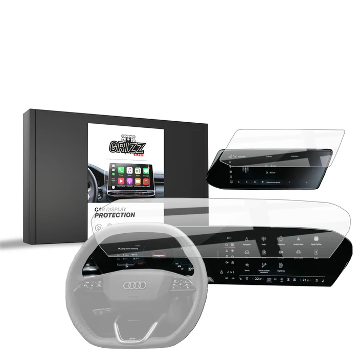 Ceramic GrizzGlass CarDisplay Protection Audi A6 C9 14,5" (2025-2026) [2in1]