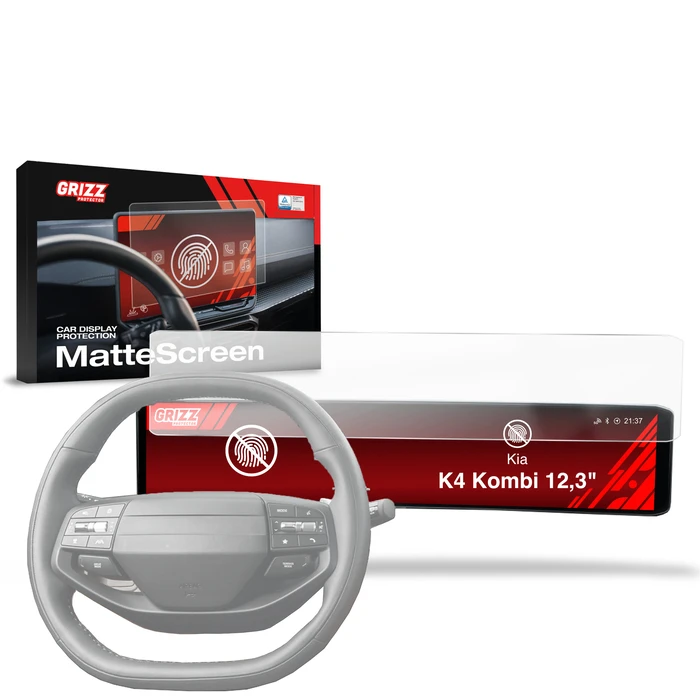 Matte GrizzGlass CarDisplay Protection Kia K4 Kombi 24" (2026)