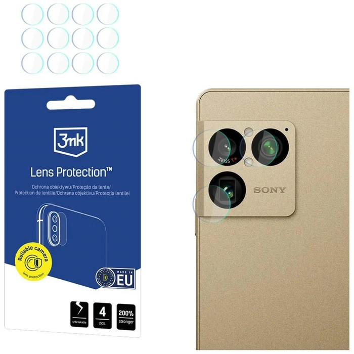 3MK Lens Protection Sony Xperia 1 VIII [4 PACK]