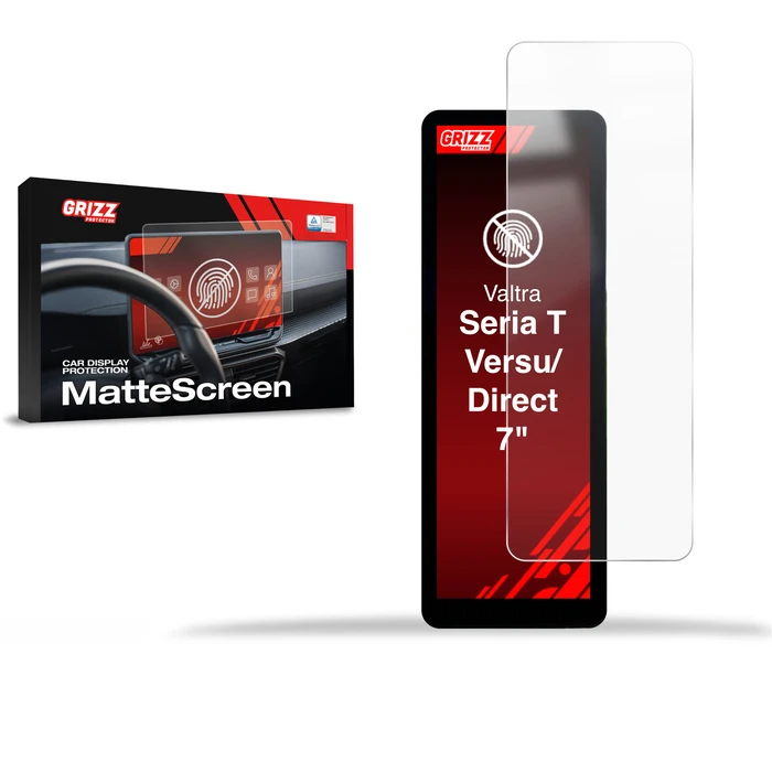 Matte GrizzGlass CarDisplay Protection Valtra series T Direct A-Pillar Display 7" (2017-2026)