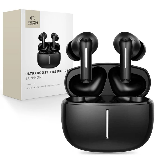 Tech-Protect Ultraboost TWS Earphone Pro G3 Black
