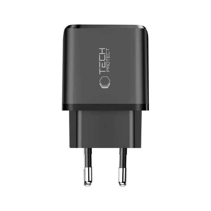 Tech-Protect NCA65W-GAN USB-A, USB-C Network Charger PD 65W / QC3.0 Black
