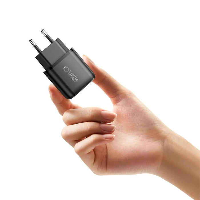 Tech-Protect NCA65W-GAN USB-A, USB-C Network Charger PD 65W / QC3.0 Black