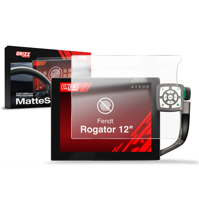 Matte GrizzGlass CarDisplay Protection Fendt Rogator 12" (2019-2026)