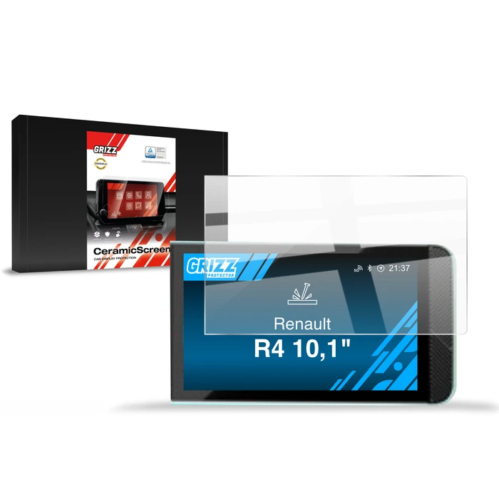 Ceramic GrizzGlass CarDisplay Protection Renault R4 E-Tech Electric 10,1" (2026)