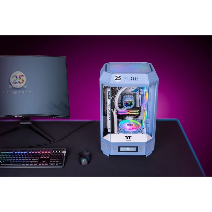 Thermaltake The Tower 300 Hydrangea Blue - Κουτί Υπολογιστή Micro Tower (Hydrangea Blue)