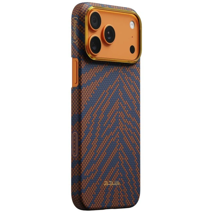 PITAKA Edge Case Breath of Veins Apple iPhone 17 Pro burning orange