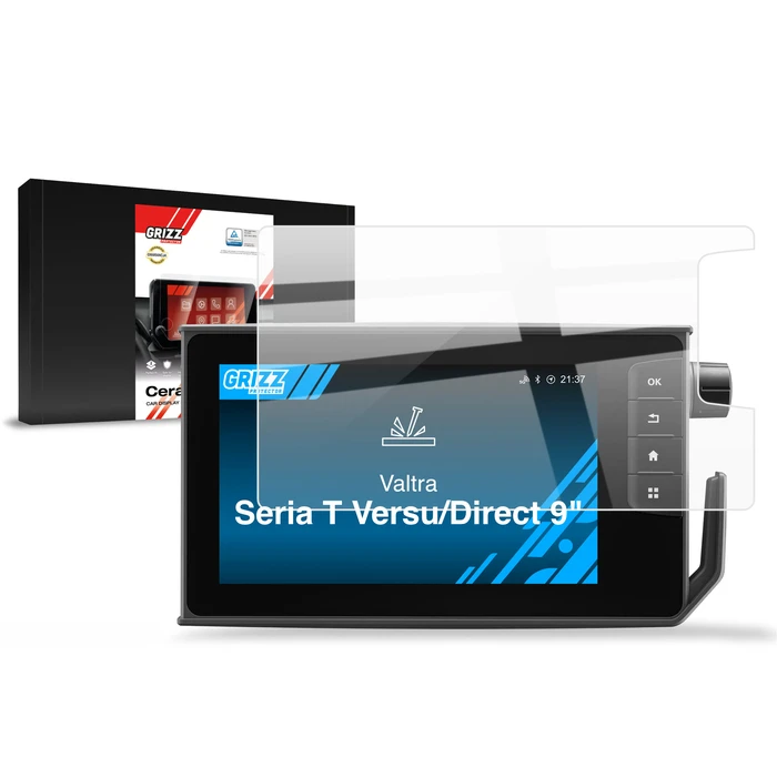 Ceramic GrizzGlass CarDisplay Protection Valtra series T Versu SmartTouch 9" (2017-2026)