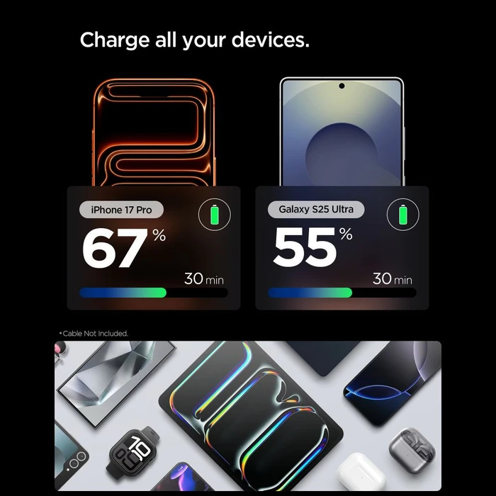 Spigen EE301EU-GAN Essential USB-C Network Charger 30W Natural Titanium