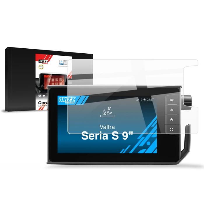Ceramic GrizzGlass CarDisplay Protection Valtra series S SmartTouch 9" (2017-2026)