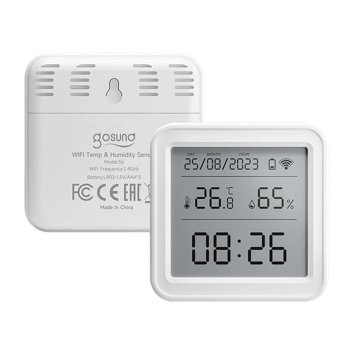 Temperature and humidity sensor GOSUND ST17 ZigBee LCD