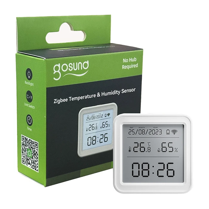 Temperature and humidity sensor GOSUND ST17 ZigBee LCD