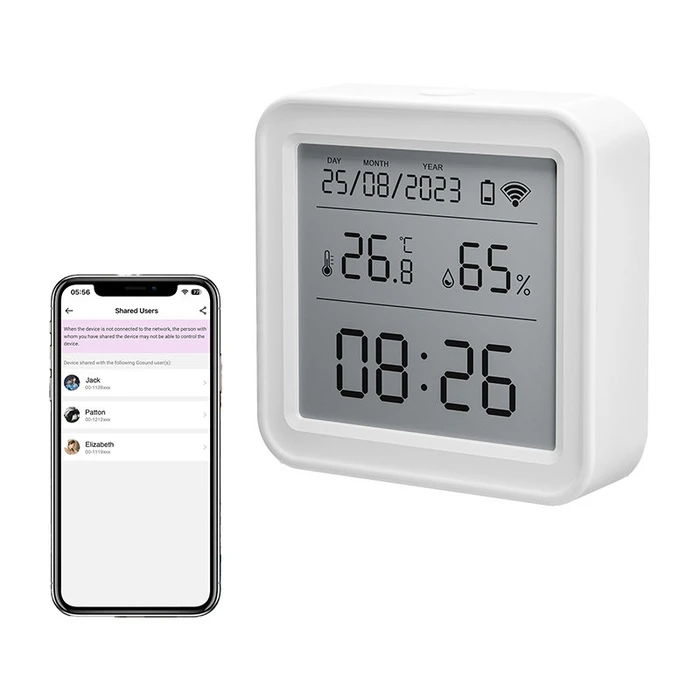 Temperature and humidity sensor GOSUND ST17 ZigBee LCD