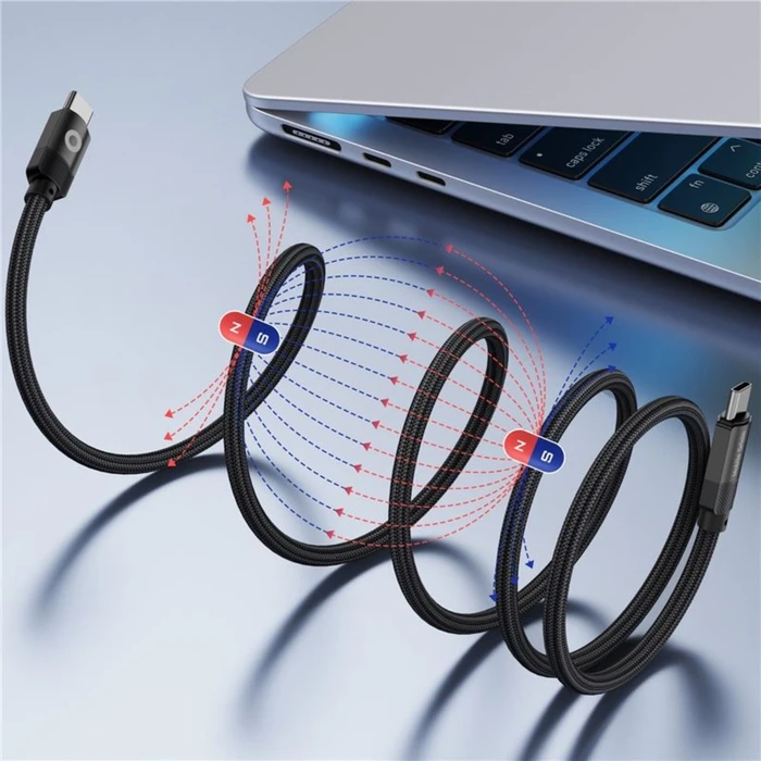 Mobile Origin Magnetic Cable USB-C to USB-C 1m Black