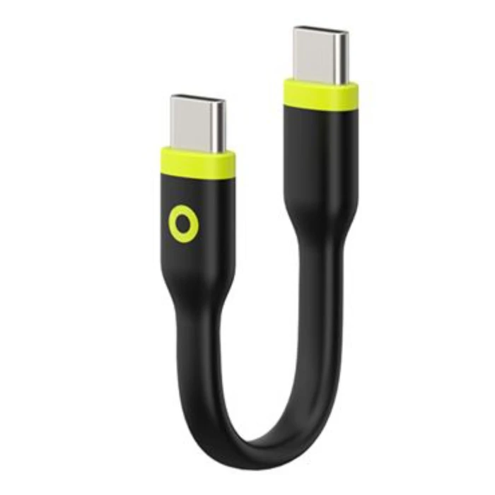 Mobile Origin Compact καλώδιο USB-C σε USB-C 10 cm μαύρο