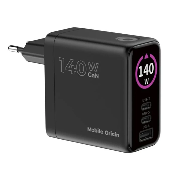 Mobile Origin Φορτιστής 140W GaN PW21 (2x USB-C, 2x USB-A)
