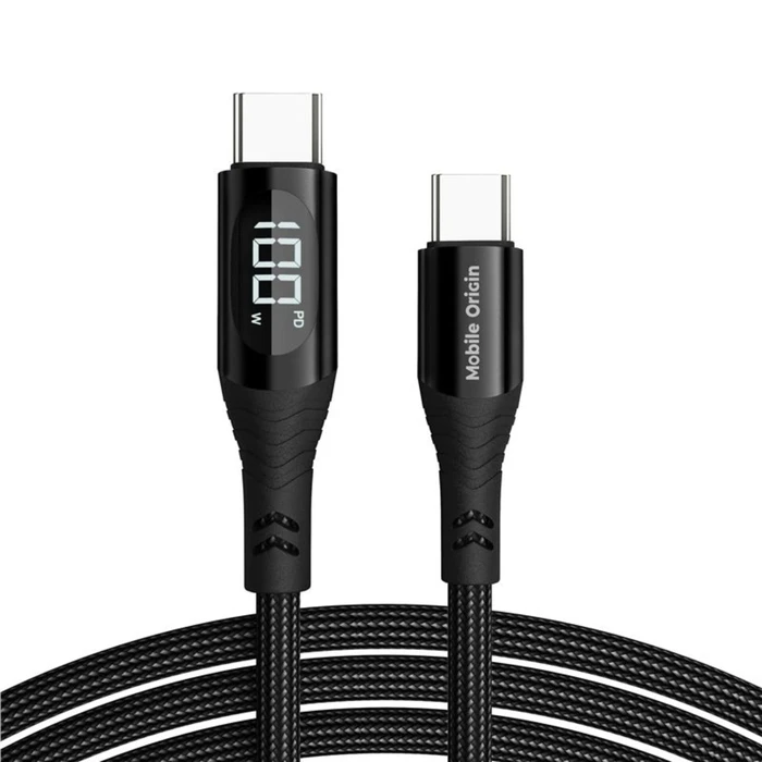 Καλώδιο USB-C σε USB-C 100W 1.5m Mobile Origin (MO-100WDC-CB2)