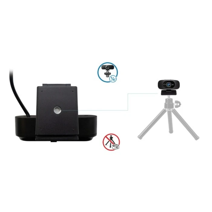 i-tec SOLOMON 200 1080p AF Dual MIC Echo Cancellation