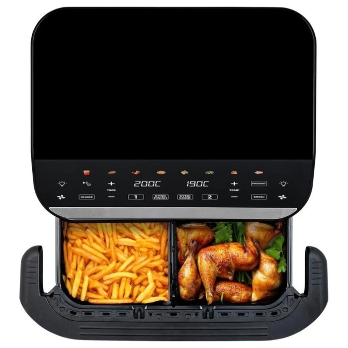 Tesla AirCook DualHeat QD575 XXL 10L Φριτέζα Αέρος Μαύρο
