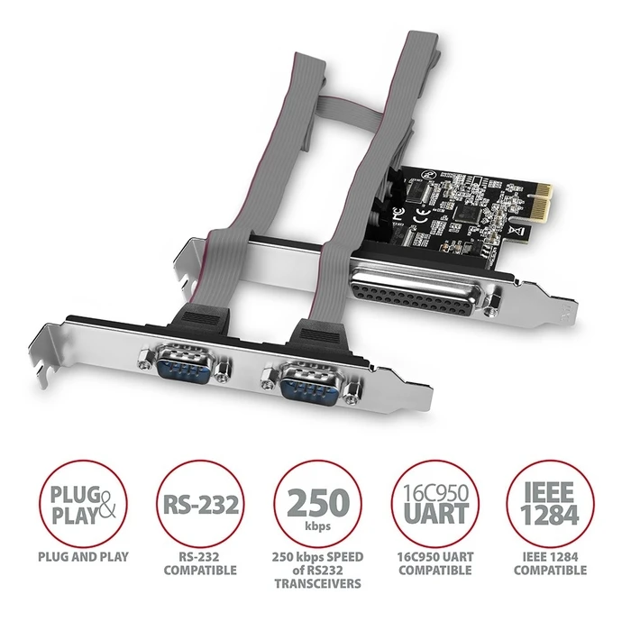 Κάρτα PCIe Axagon Pcea-Psn, Controller 1x Ltp 2x Se