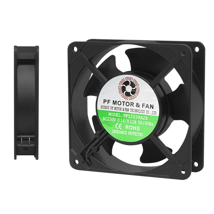 Case Fan 12cm 120x120x38mm 230V με Ρουλεμάν